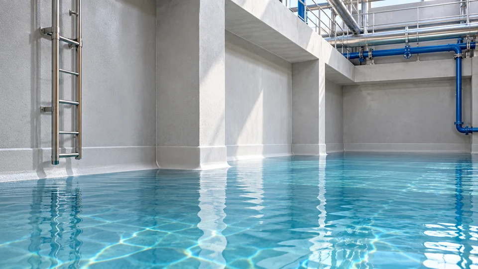 Super-fine cementitious waterproofing
