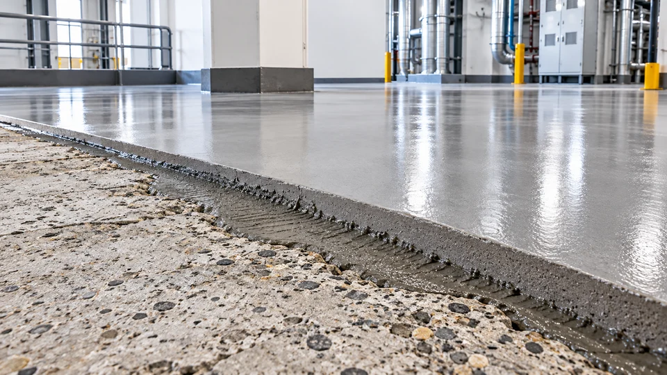 SBR-modified repair / screed bonding