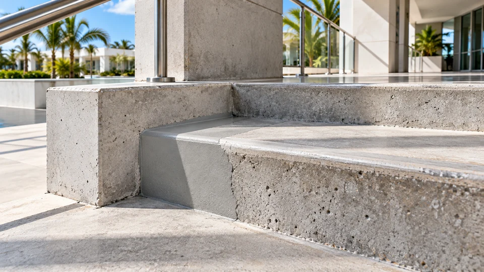 Acrylic bonding and repair mortar